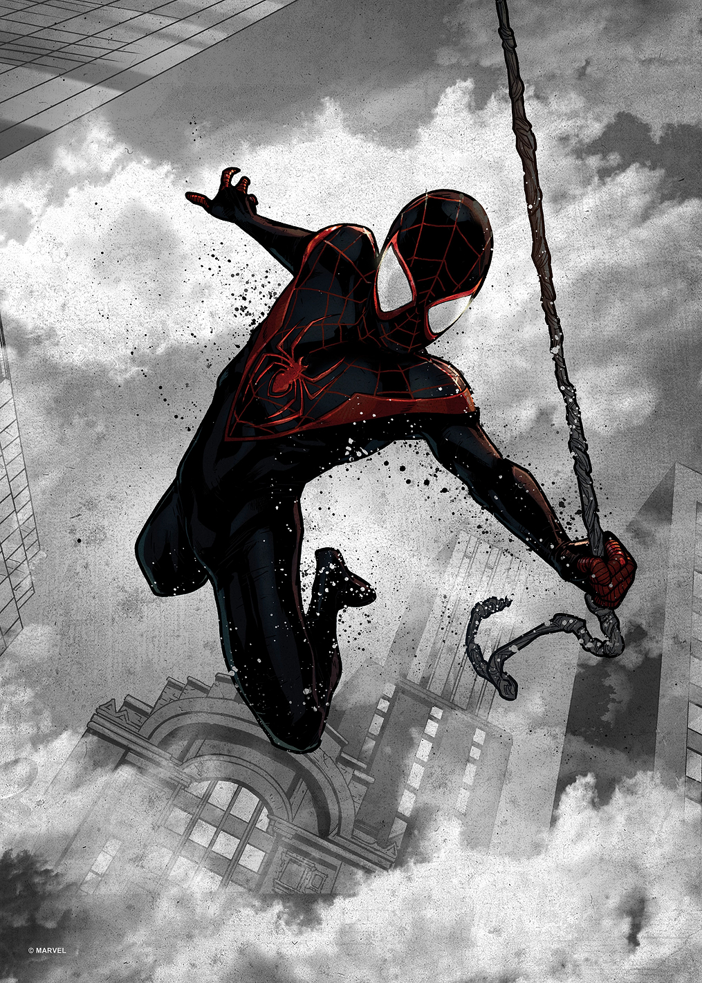 Dark Edition Spider-Man (Miles Morales): постер из коллекции Marvel
