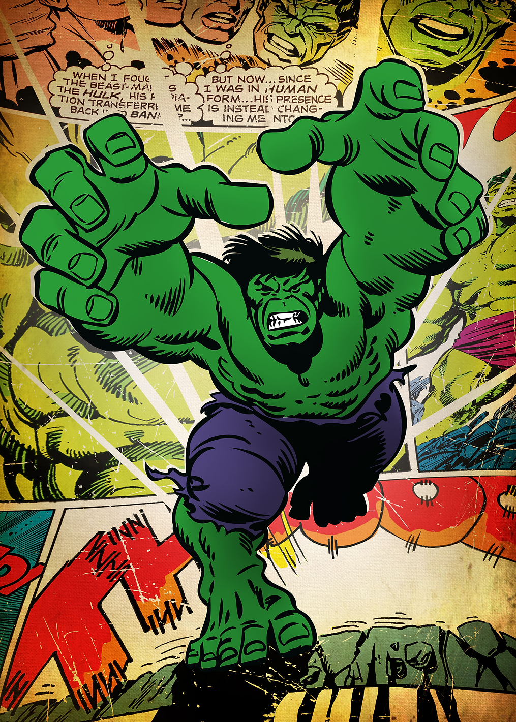 The Hulk: постер из коллекции Marvel