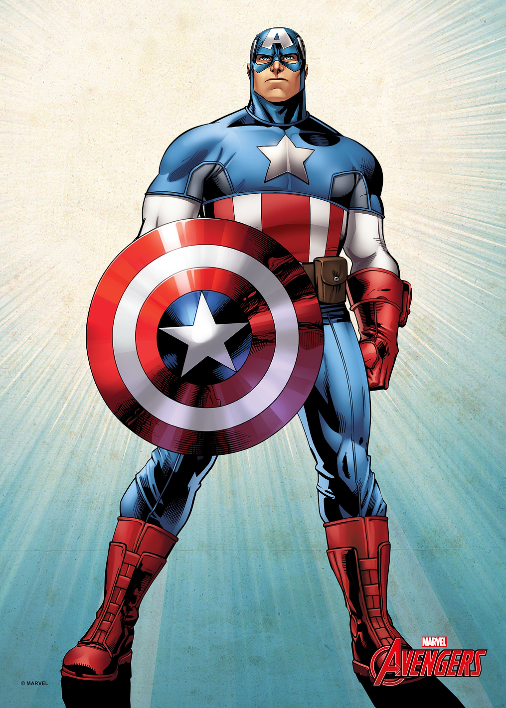 Captain America: постер из коллекции Marvel
