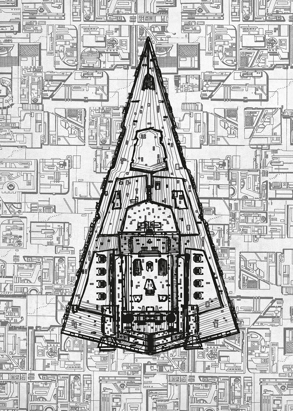Star Destroyer: постер из коллекции Star Wars