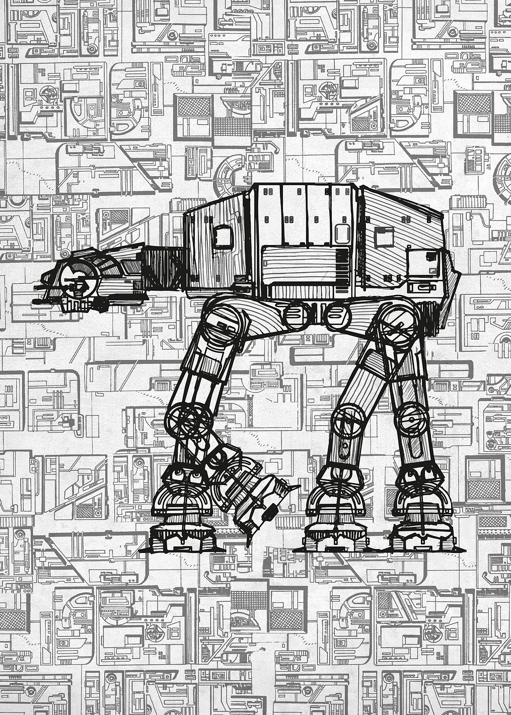 AT-AT: постер из коллекции Star Wars