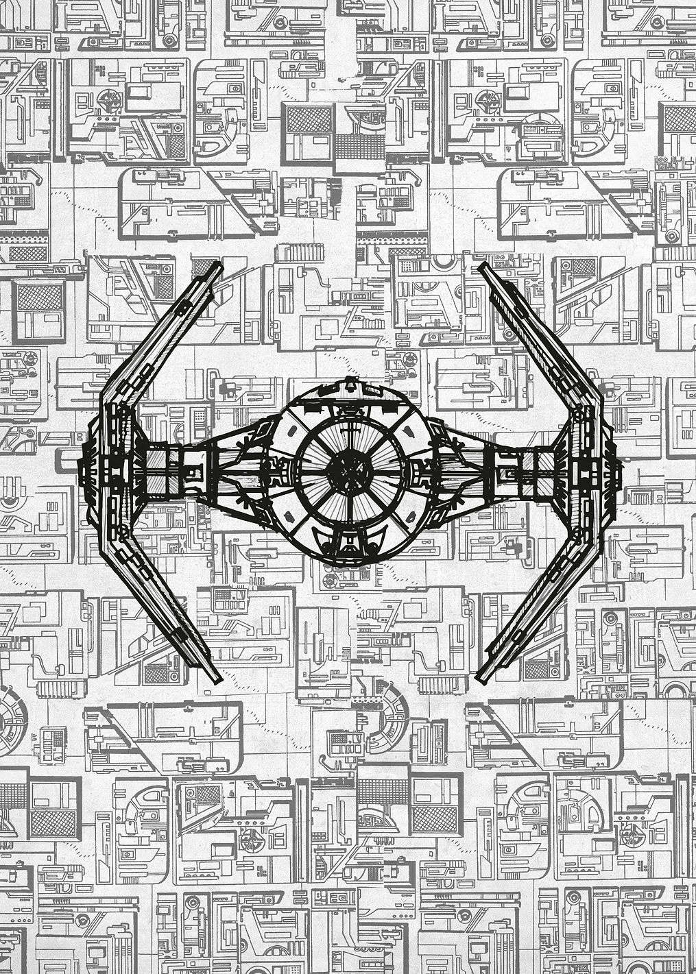 TIE Advanced: постер из коллекции Star Wars
