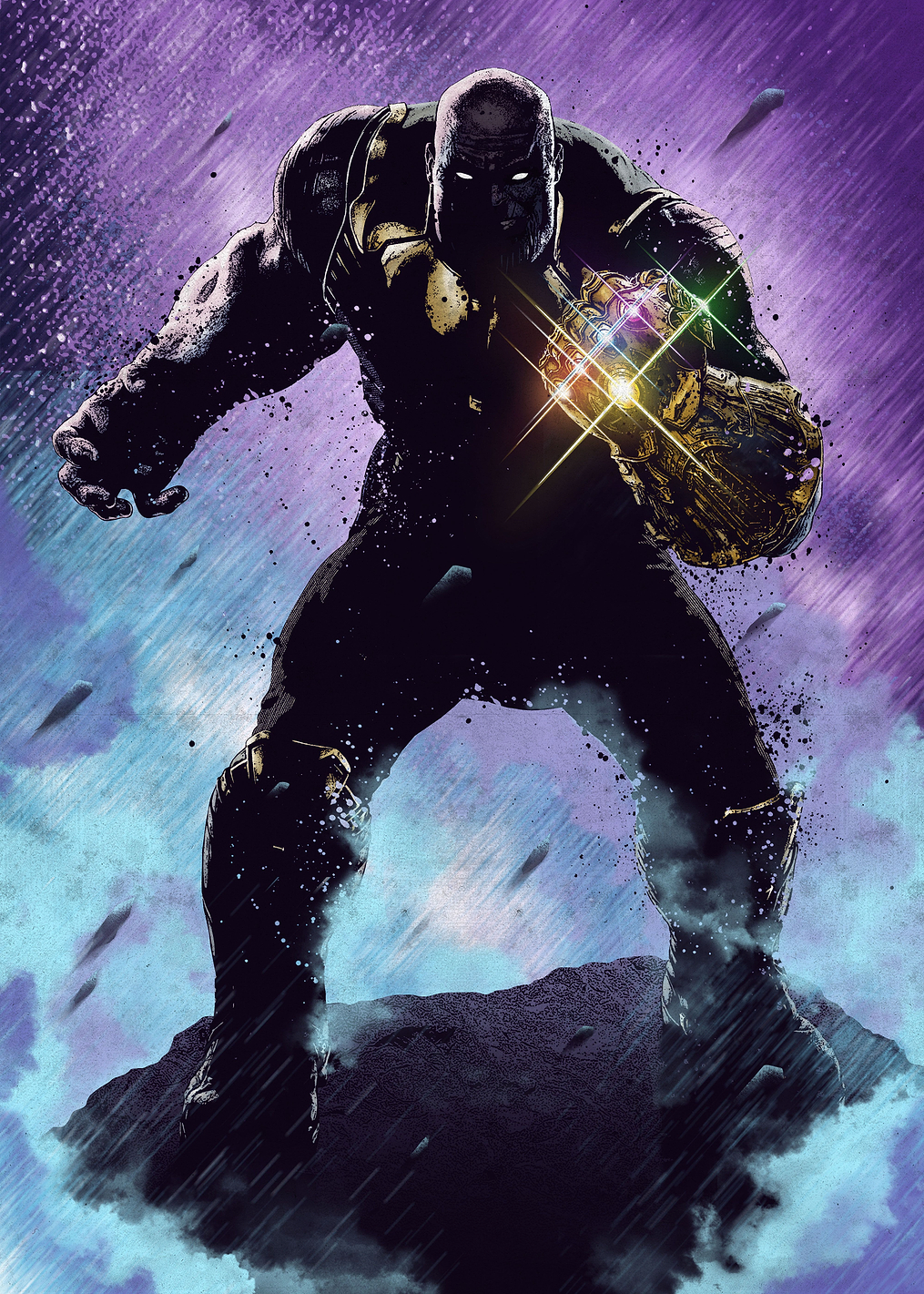 Dark Edition Thanos: постер из коллекции Marvel