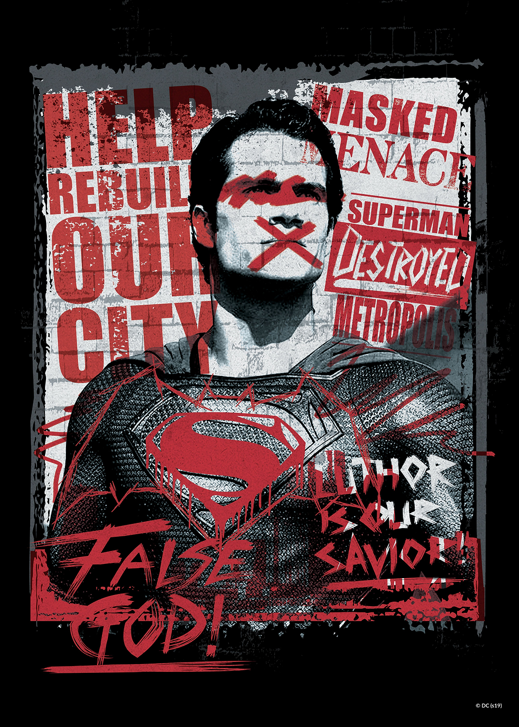 Superman wanted: постер из коллекции DC Comics
