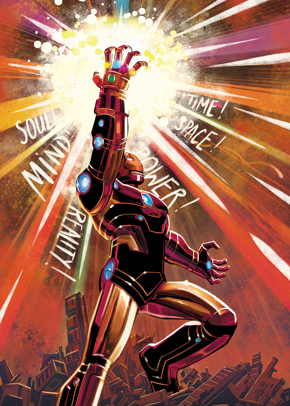 Iron Man Blast: постер из коллекции Marvel
