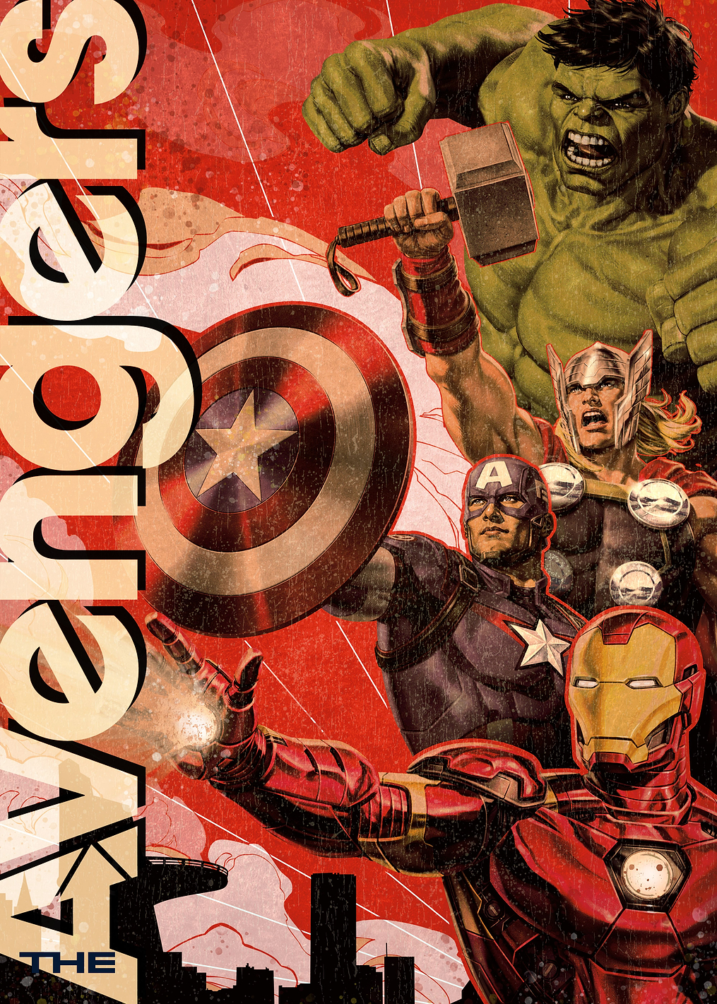 Retro: постер из коллекции Marvel