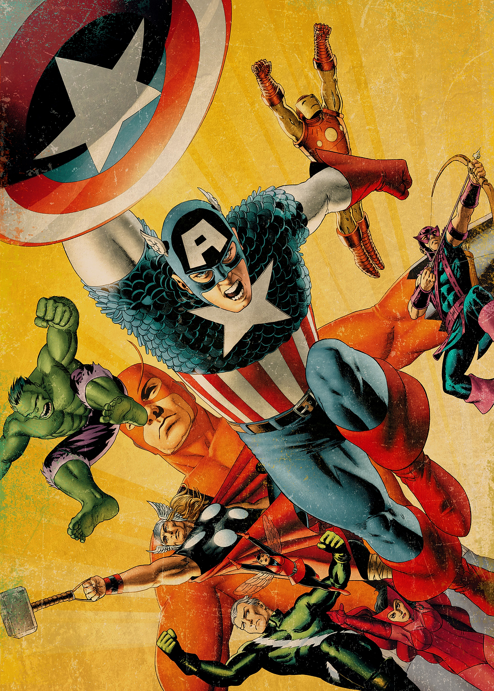 Cap: постер из коллекции Marvel