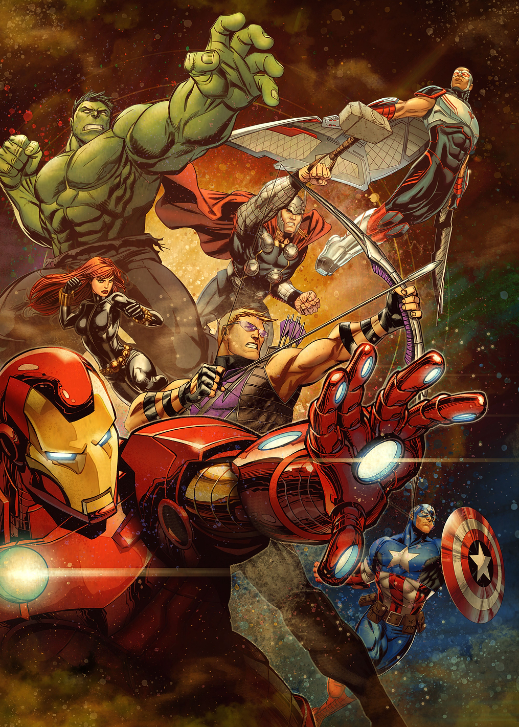 In Action: постер из коллекции Marvel