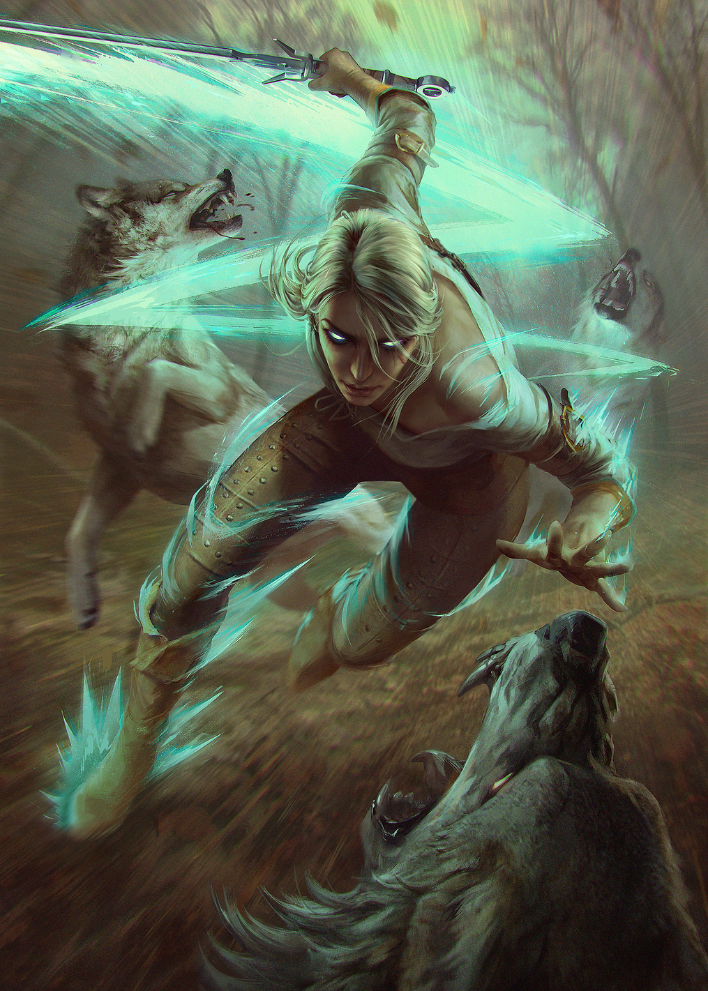 Ciri Blink: постер из коллекции Gwent