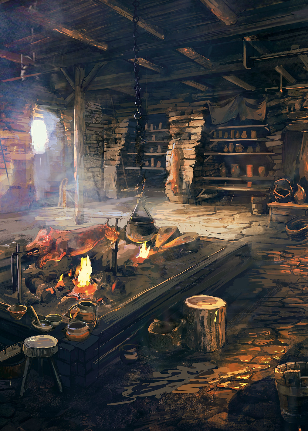 House Interior: постер из коллекции The Witcher