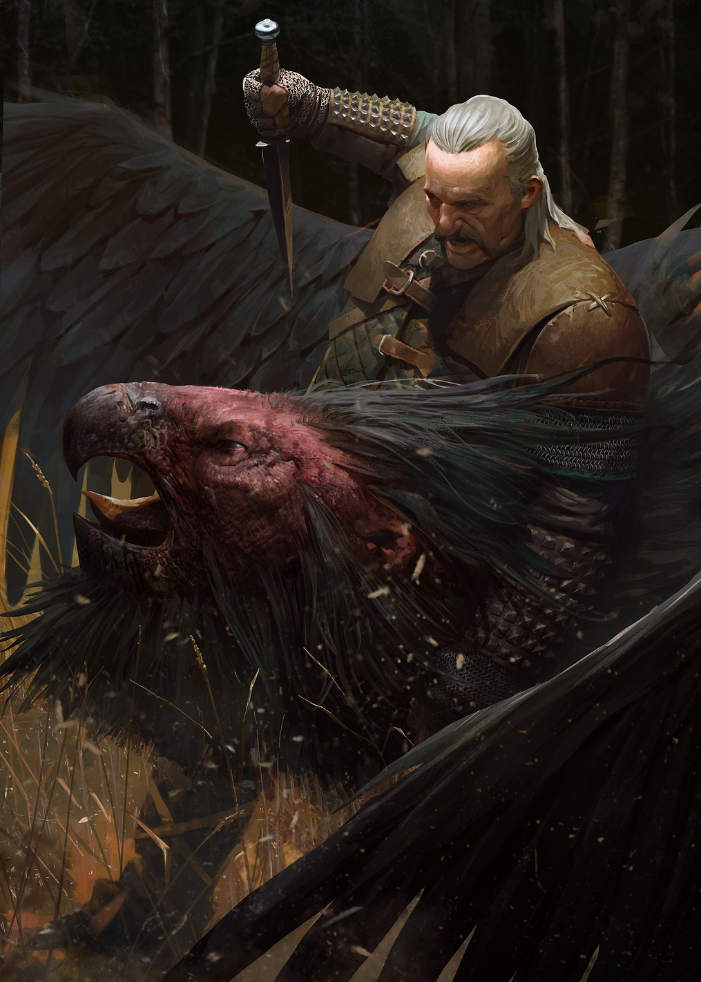 Vesemir: постер из коллекции Gwent
