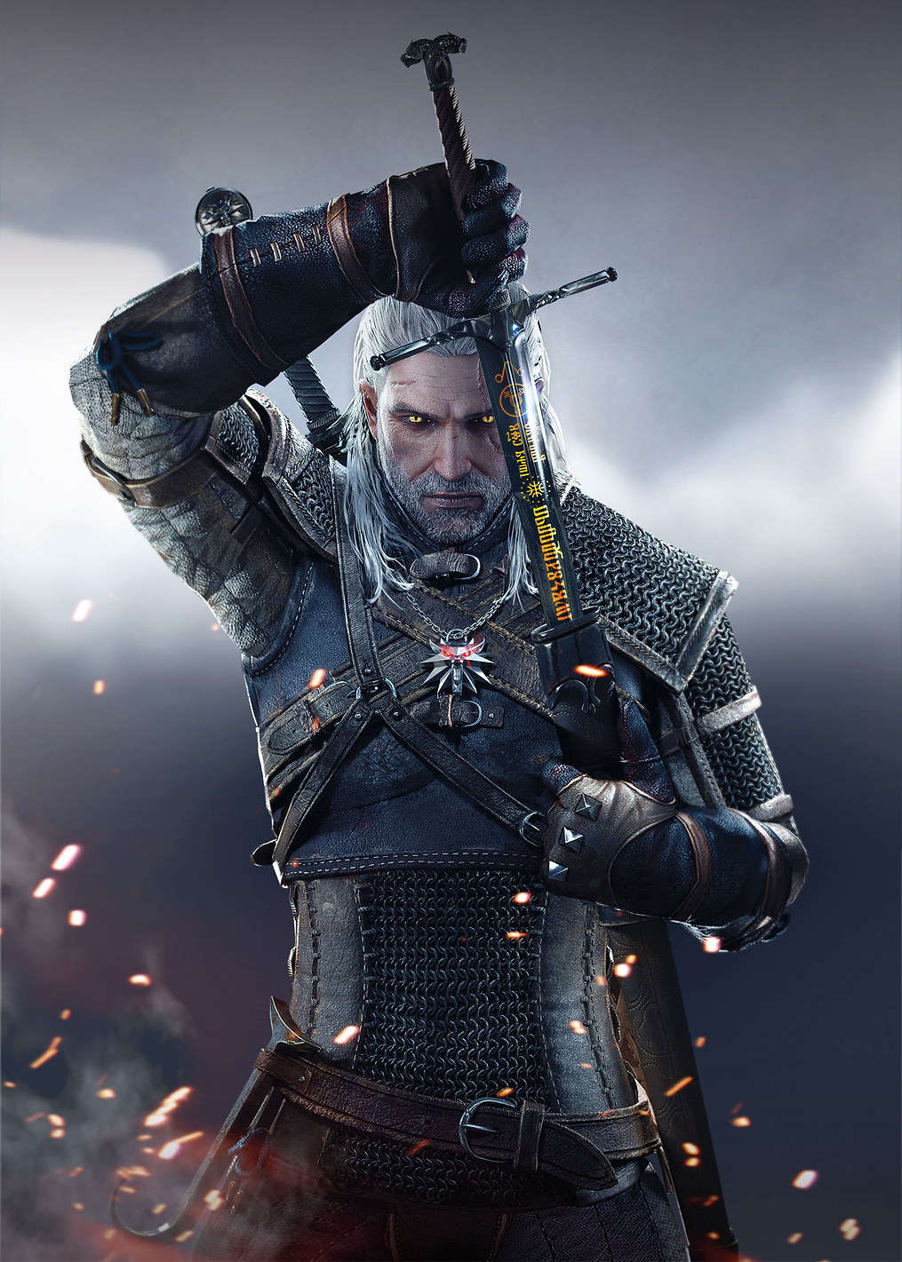 Geralt Sword: постер из коллекции The Witcher