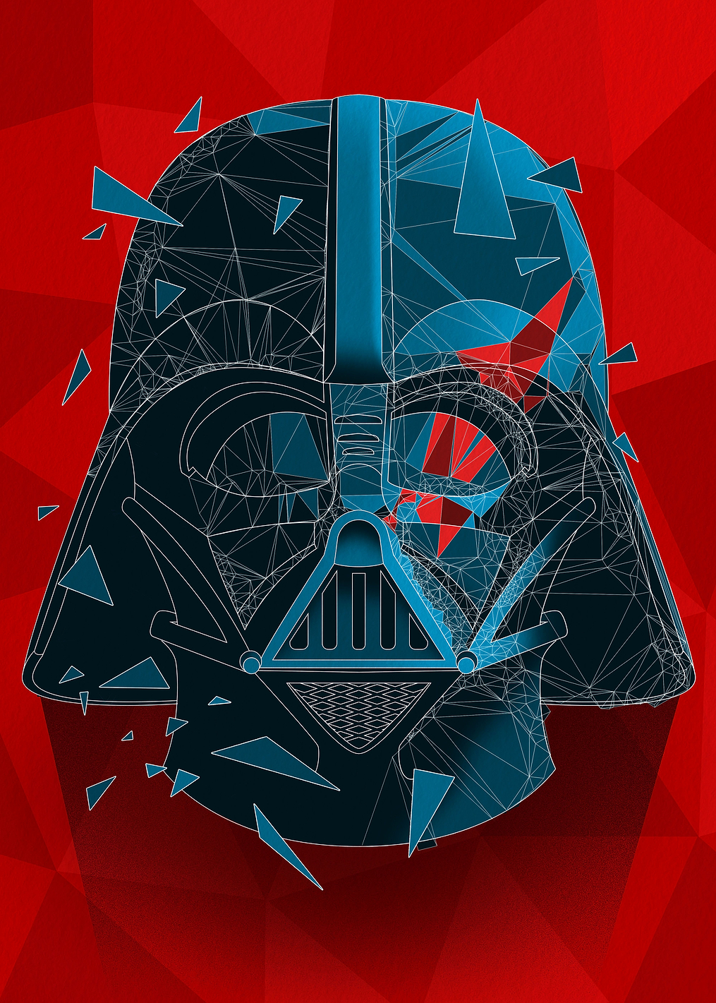 Vader Geometric: постер из коллекции Star Wars