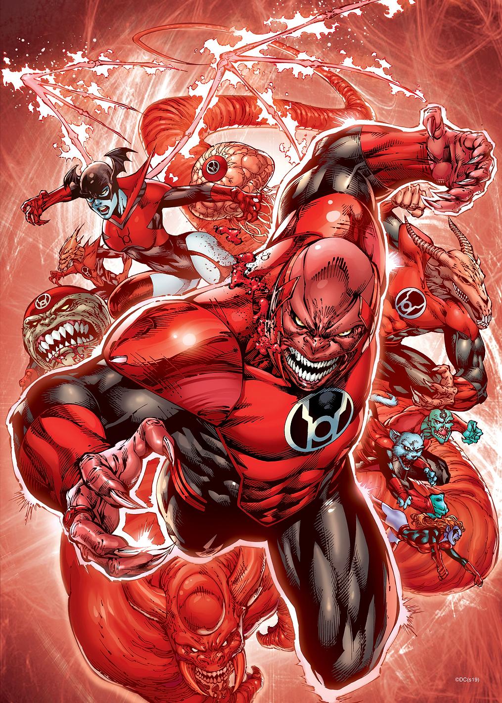 Red Lanterns: постер из коллекции DC Comics