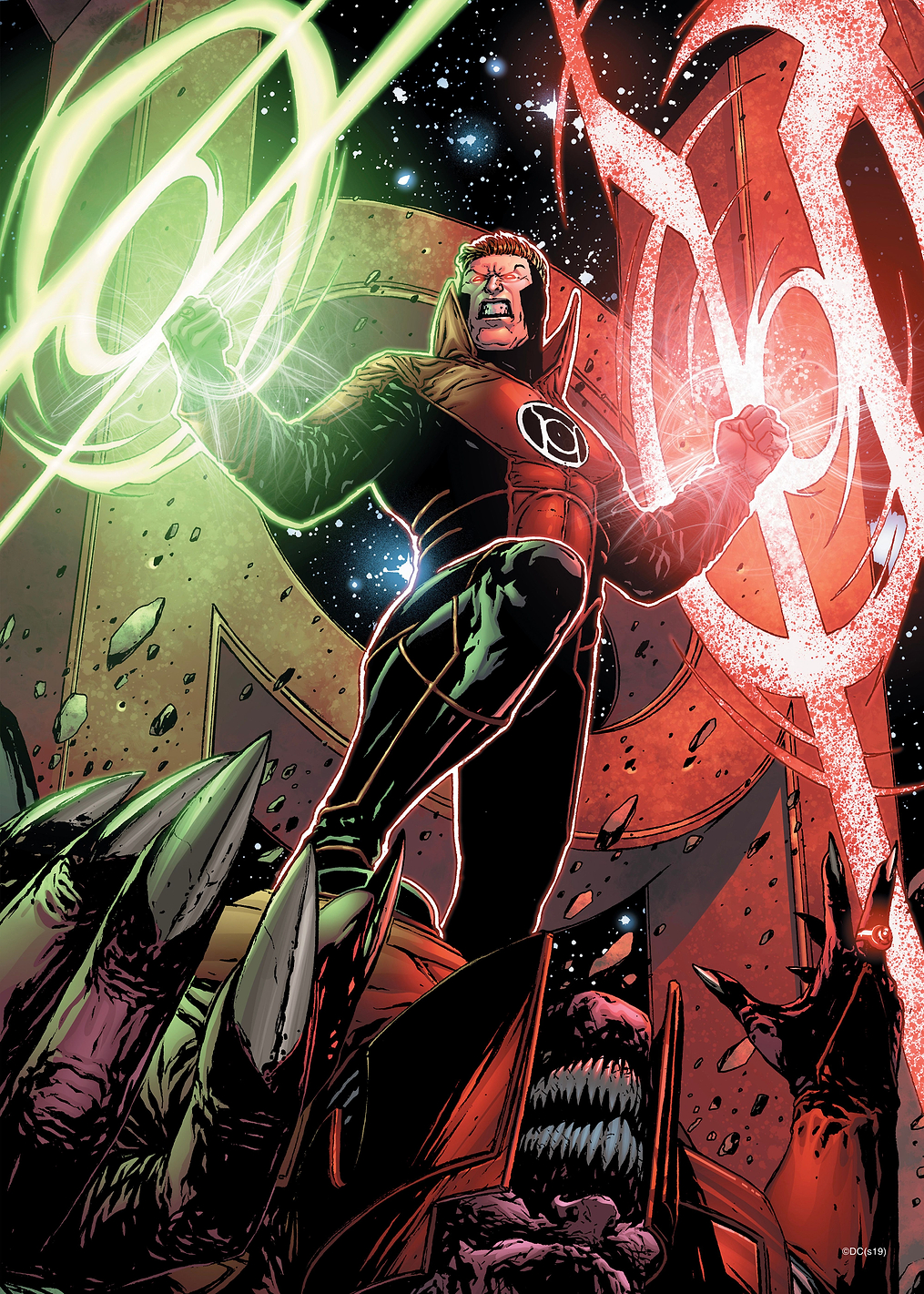 Red Lantern Rage: постер из коллекции DC Comics