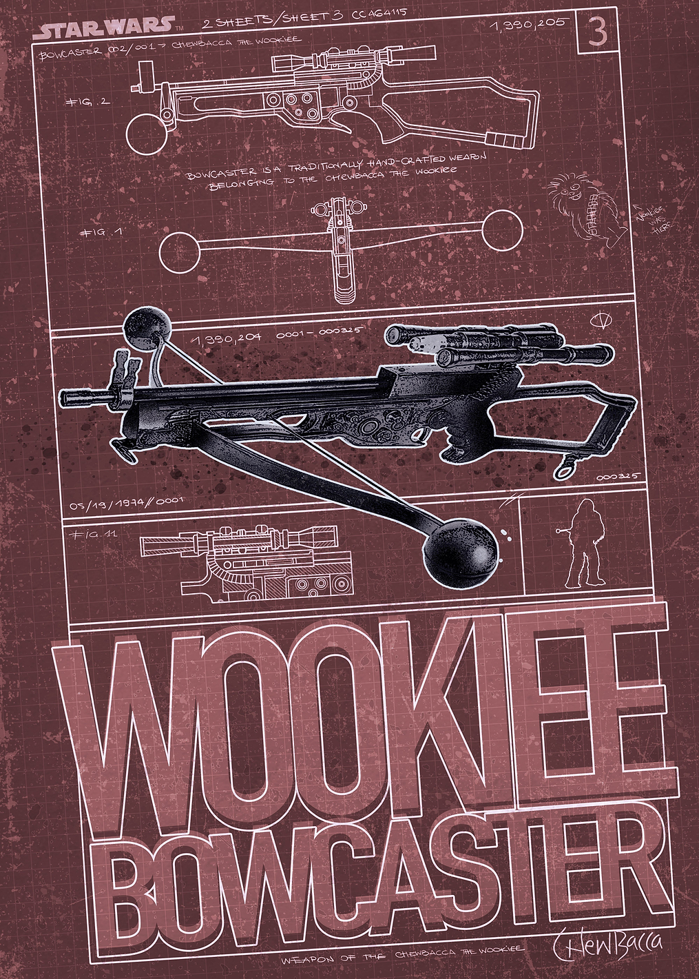Wookiee: постер из коллекции Star Wars