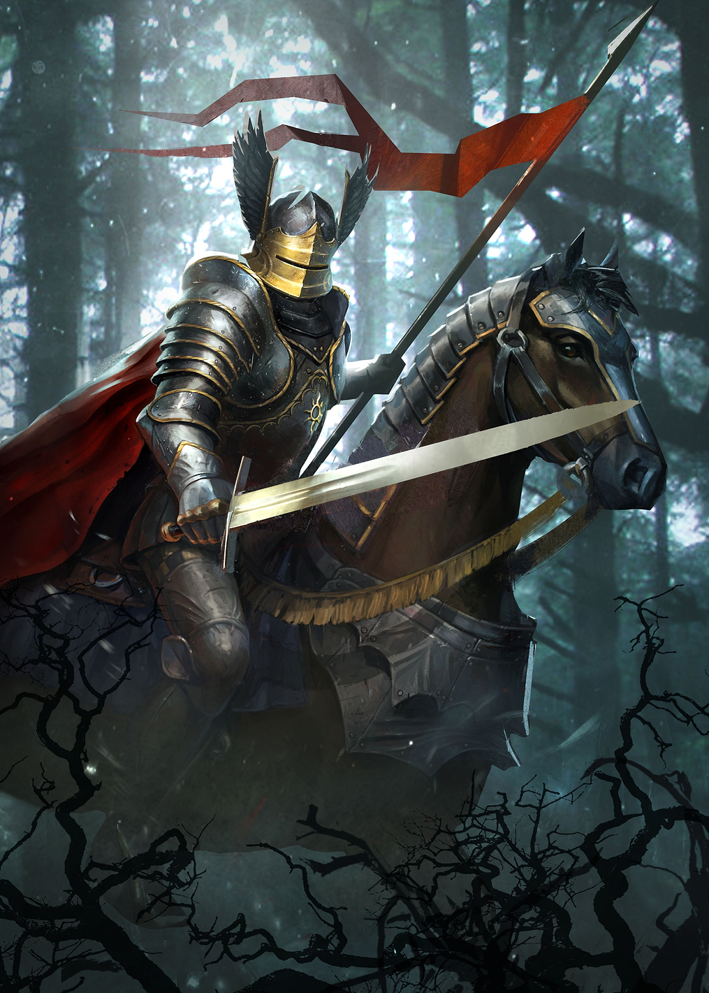 Nilfgaardian Knight: постер из коллекции Gwent