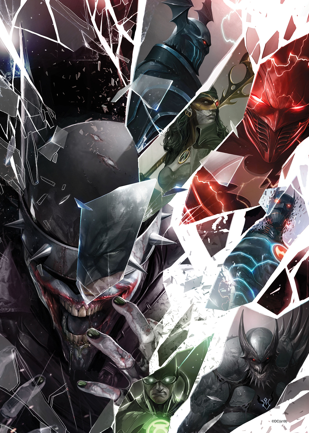 Shattered Realms: постер из коллекции DC Comics