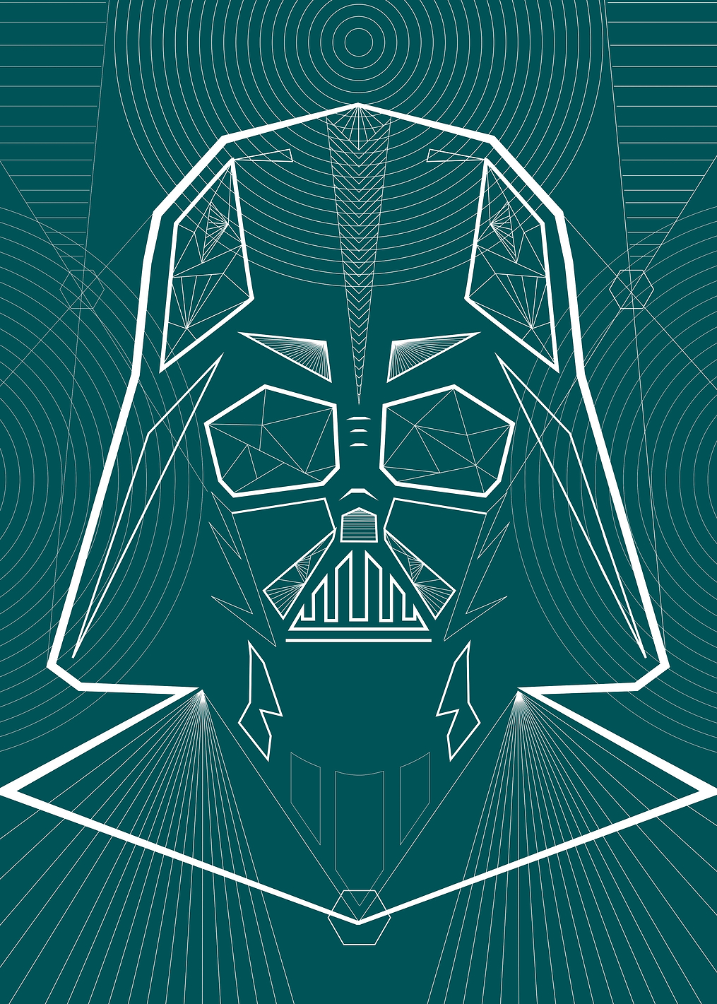 Vader Helmet: постер из коллекции Star Wars