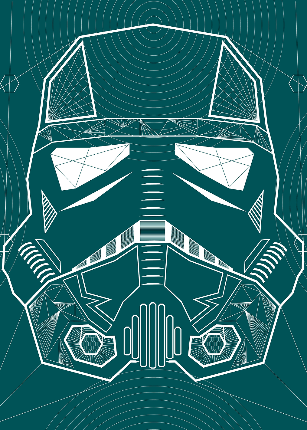 Stormtrooper Helmet: постер из коллекции Star Wars