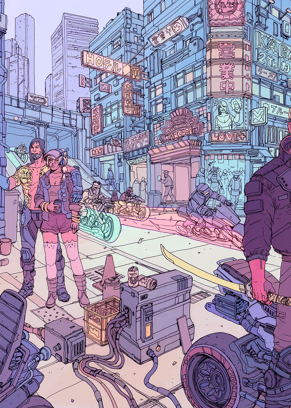Tyger Claws by Deathburger: постер из коллекции Cyberpunk 2077