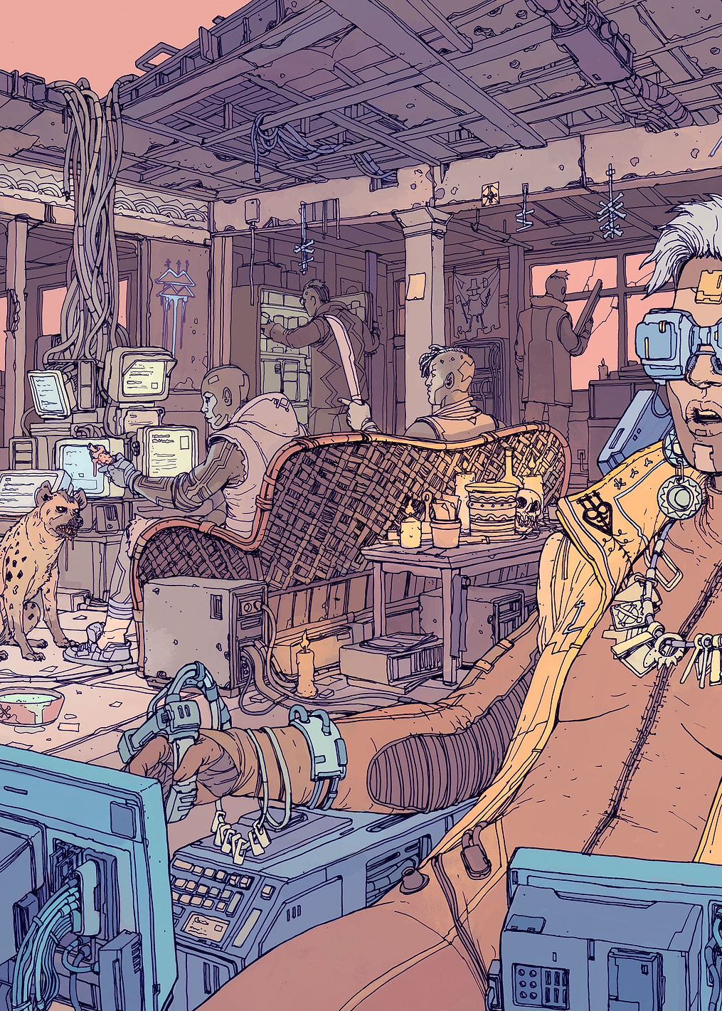 Voodoo Boys by Deathburger: постер из коллекции Cyberpunk 2077
