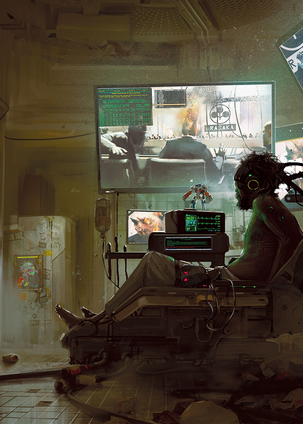 Jacked in: постер из коллекции Cyberpunk 2077