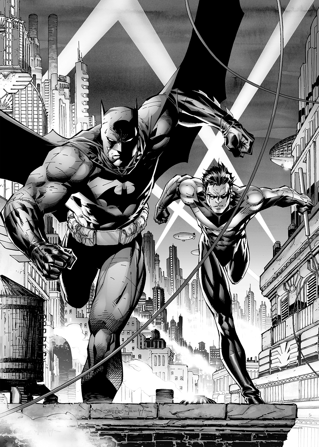 Batman and Nightwing: постер из коллекции DC Comics
