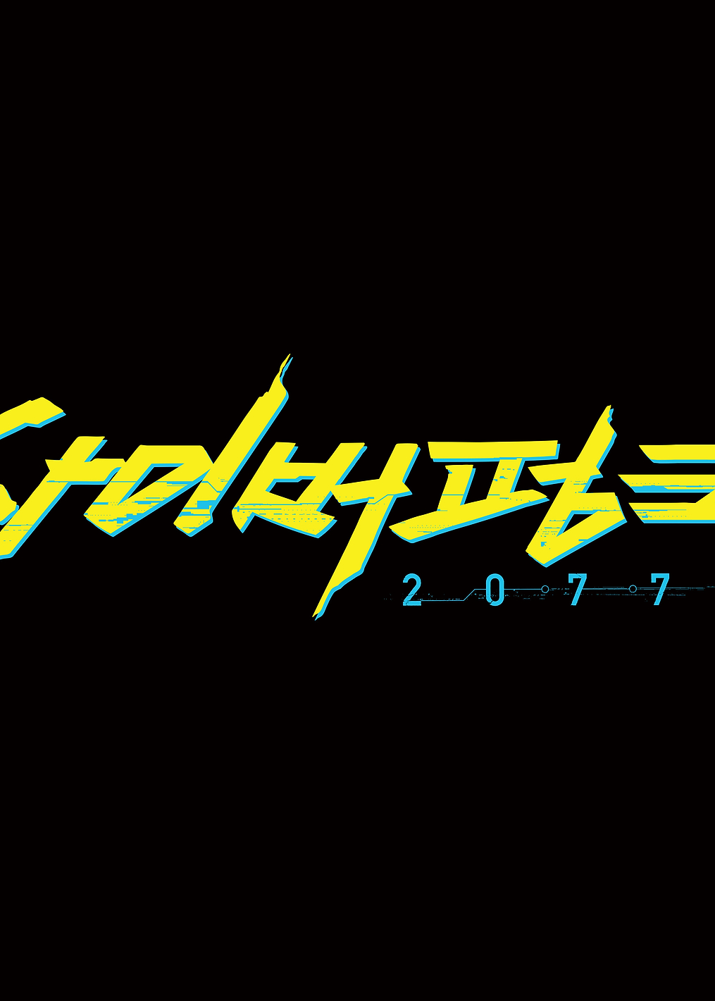 Yellow Logo KR: постер из коллекции Cyberpunk 2077