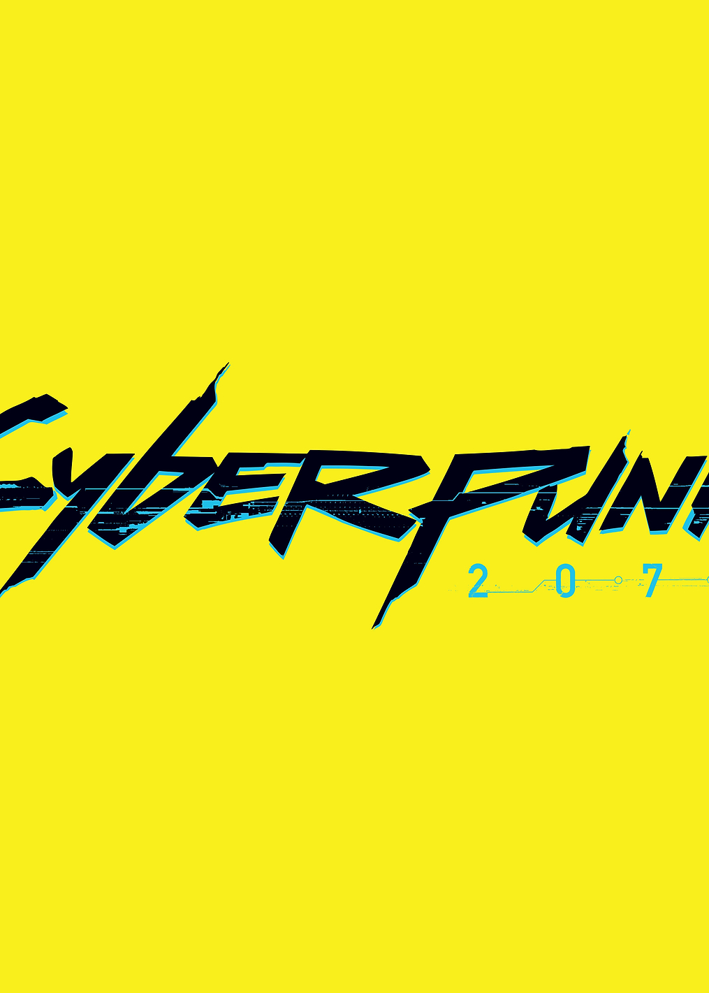 Black Logo EN: постер из коллекции Cyberpunk 2077
