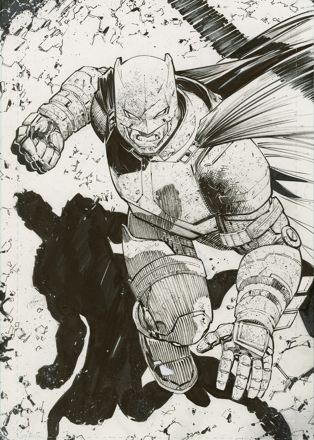 Do you bleed sketch by Tony Daniel: постер из коллекции DC Comics
