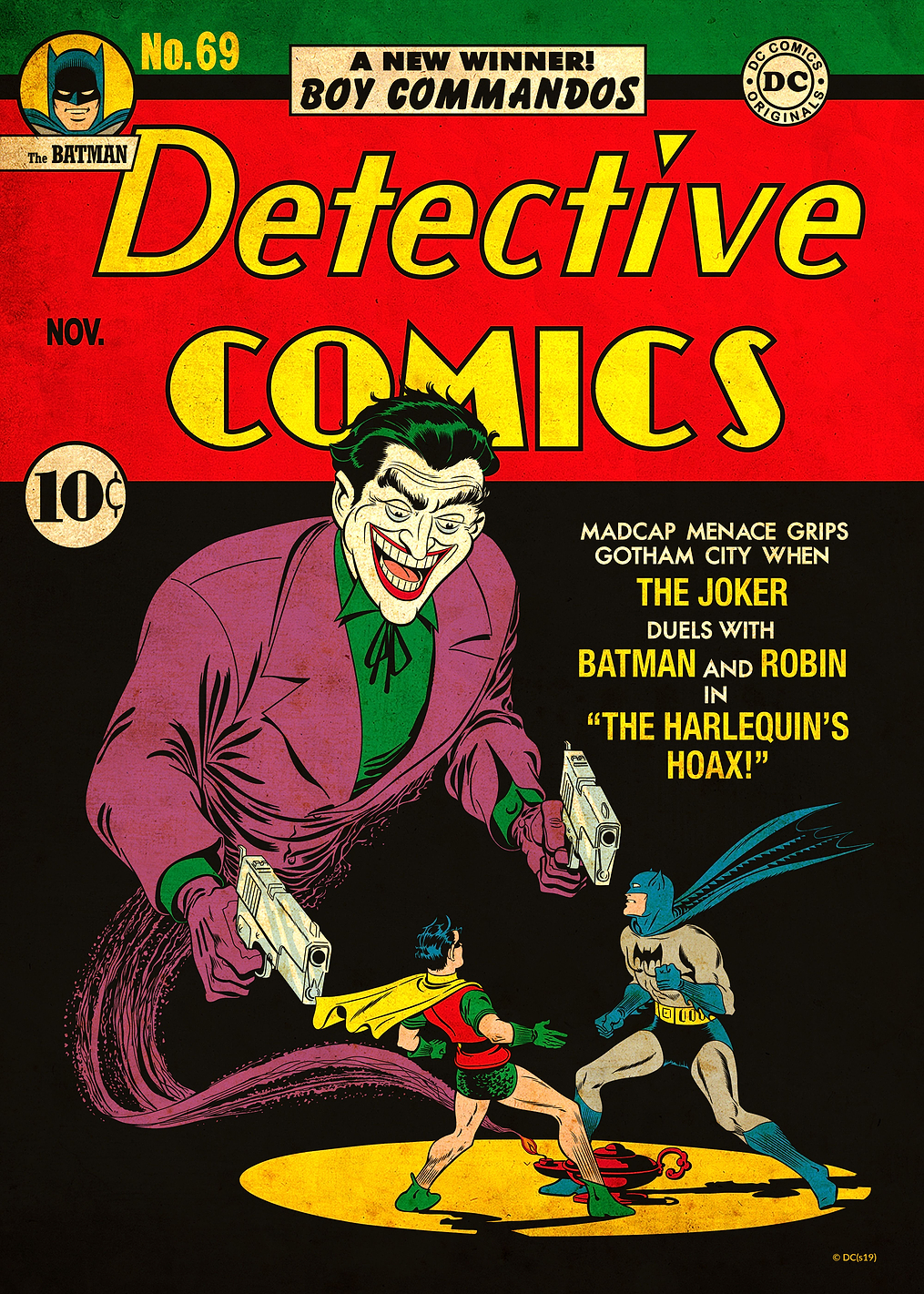 Batman by Jerry Robinson: постер из коллекции DC Comics