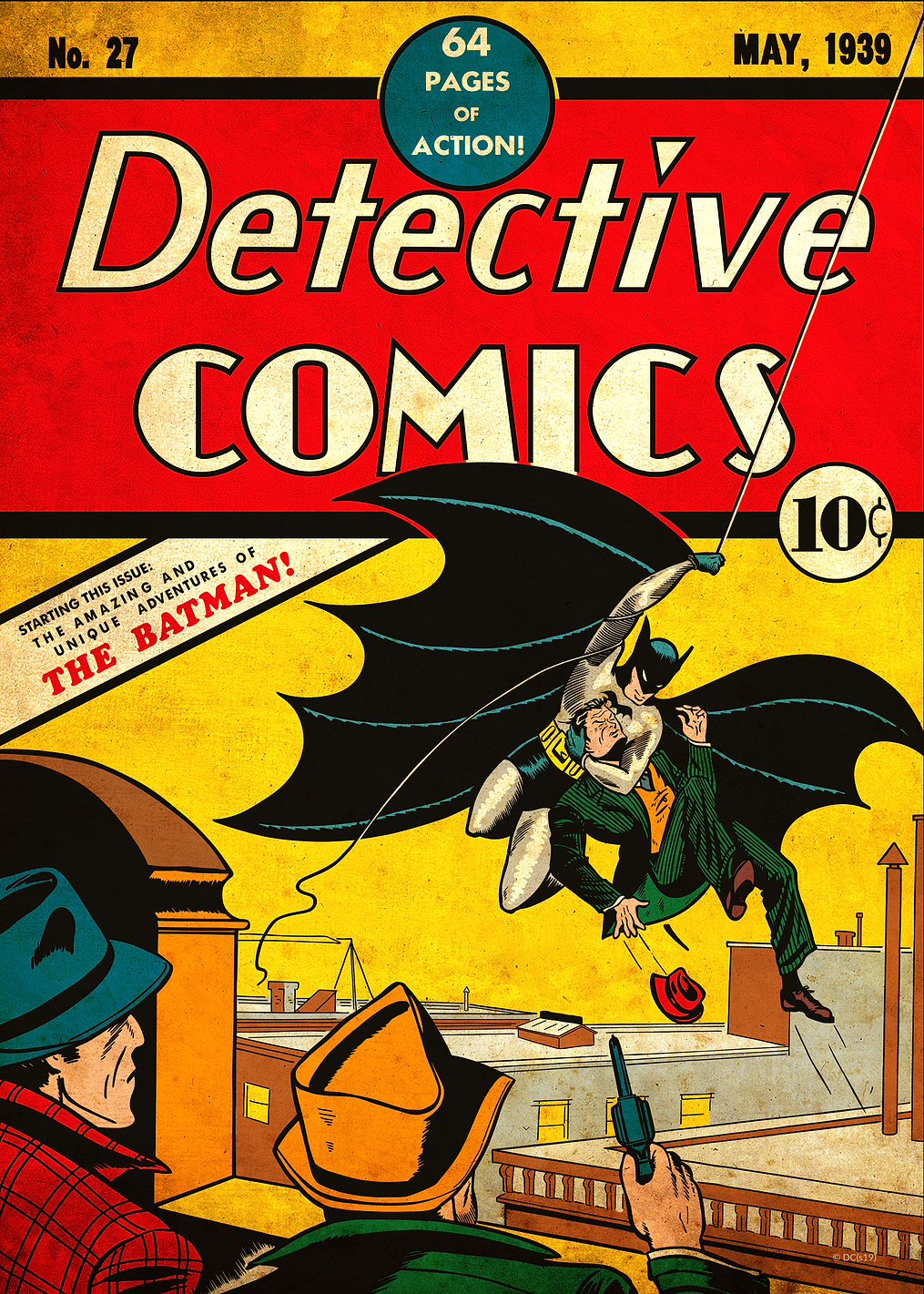 Detective Comics Batman 27 by Bob Kane: постер из коллекции DC Comics