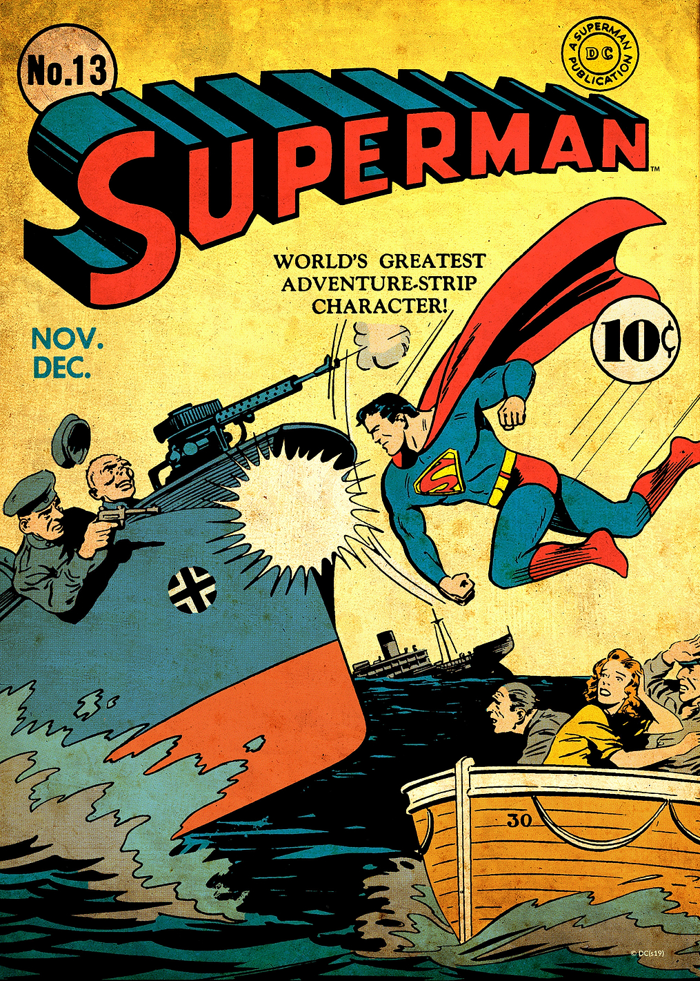 Superman 13 by Fred Ray: постер из коллекции DC Comics