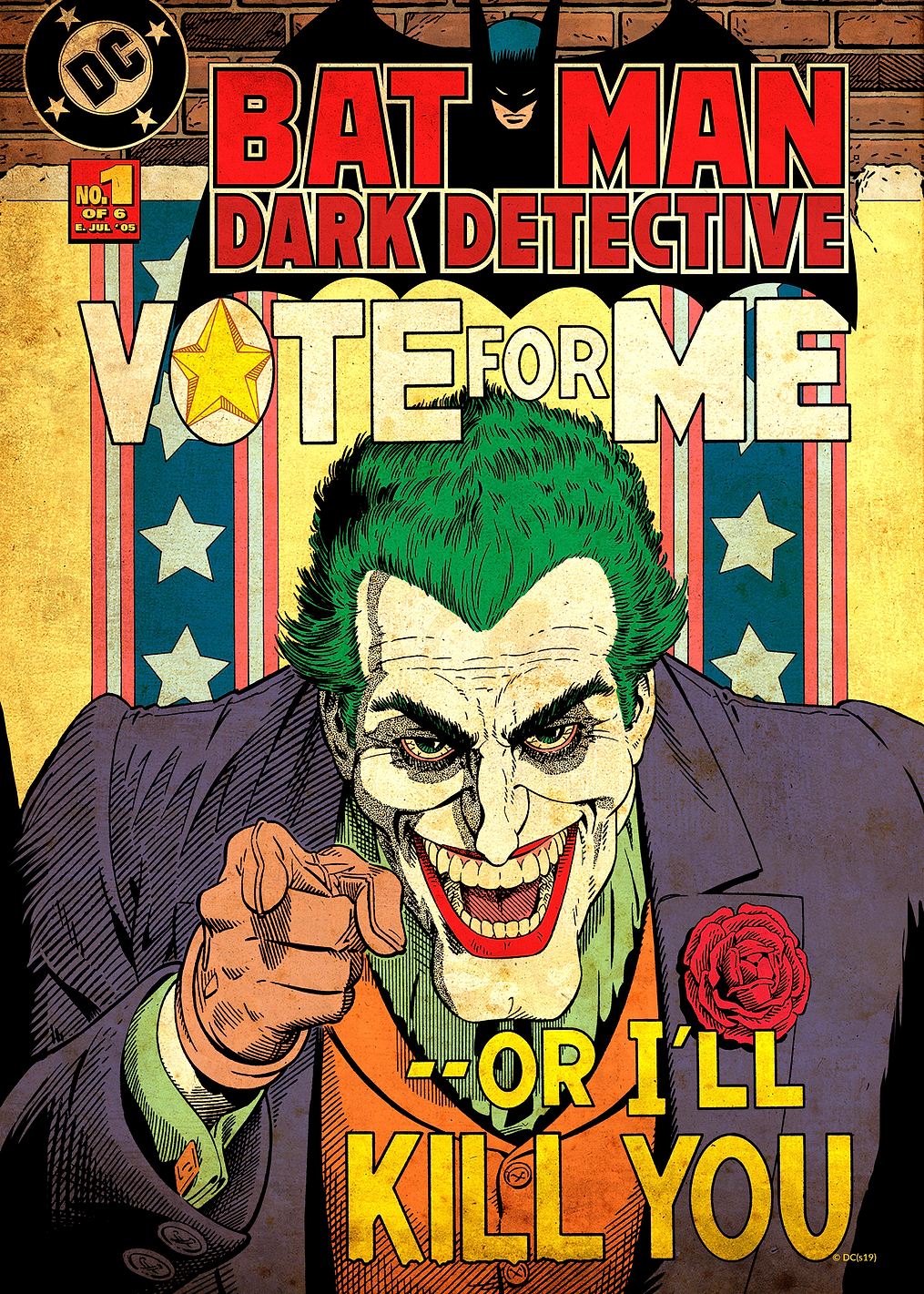 Batman Dark Detective vol 1 by Marshall Rogers and Terry Austin: постер из коллекции DC Comics