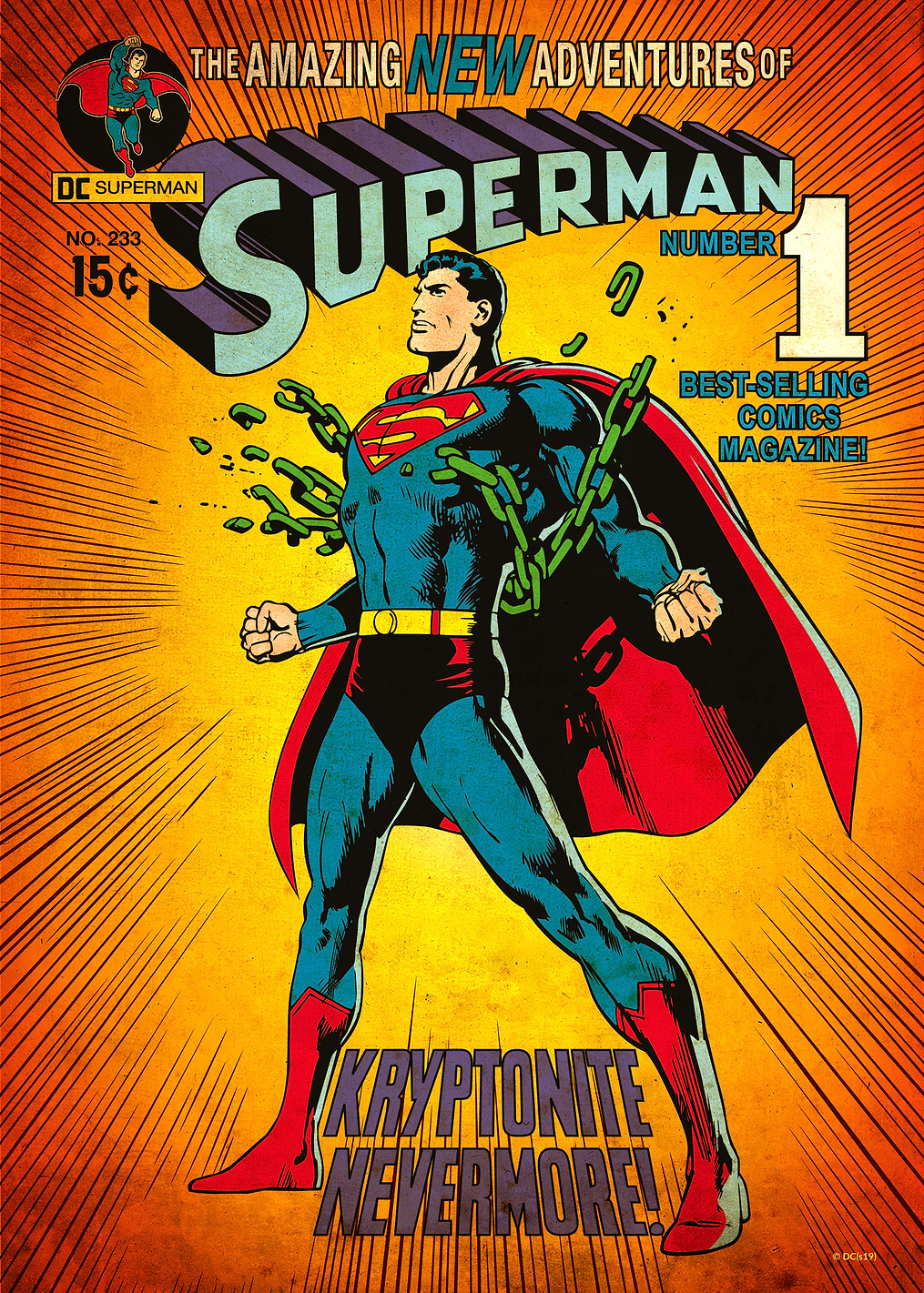 Superman 233 by Neil Adams: постер из коллекции DC Comics