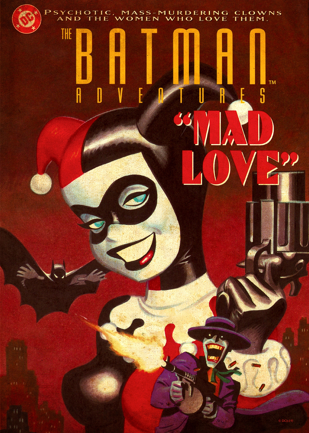 Batman Adventures Harley Quinn by Bruce Timm: постер из коллекции DC Comics