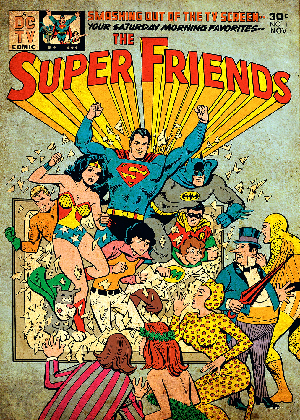 Super Friends 1: постер из коллекции DC Comics