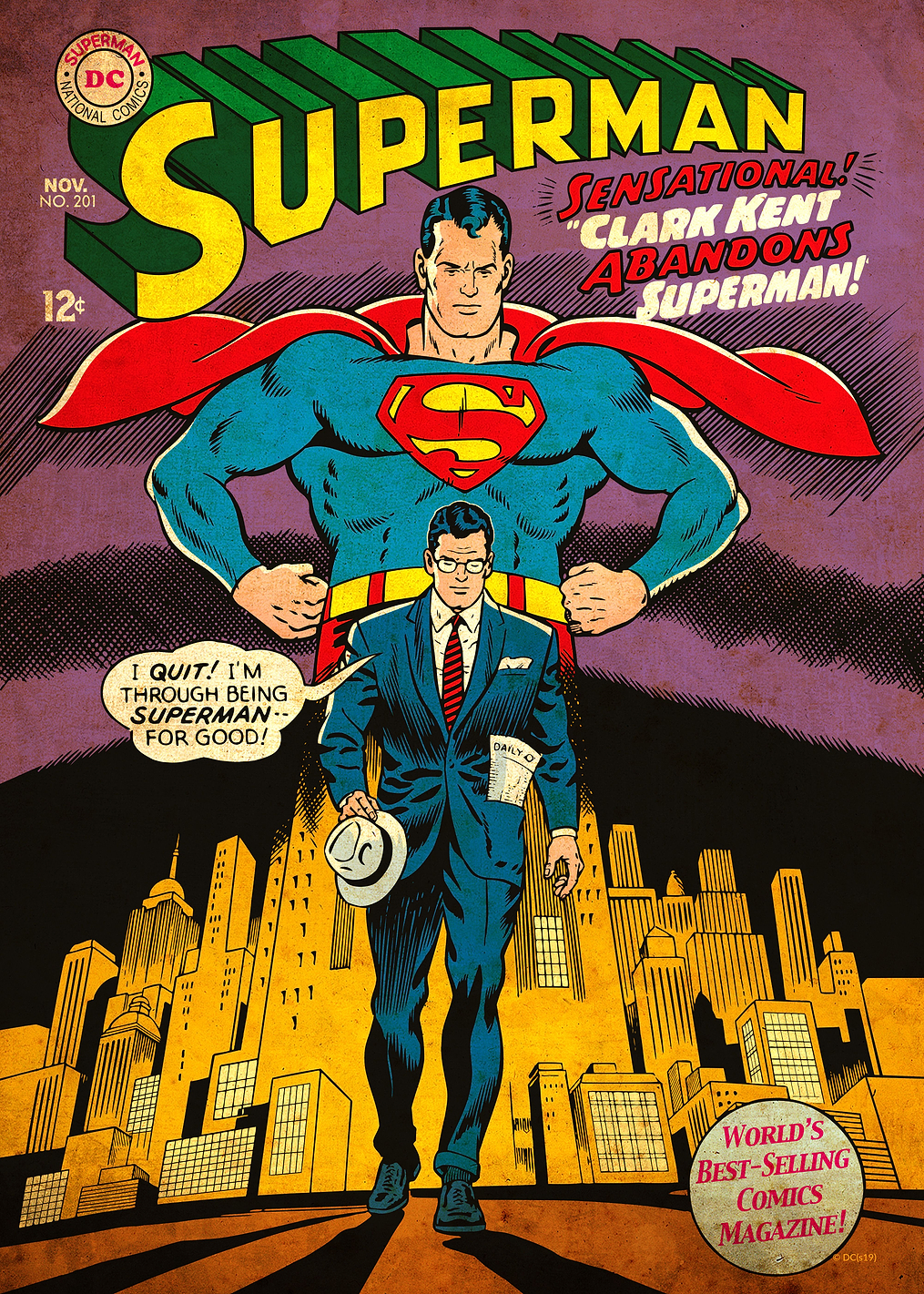 Superman 201 by Curt Swan and George Klein: постер из коллекции DC Comics