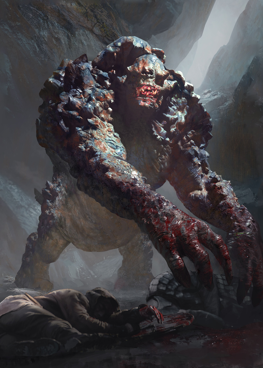 Cave Troll: постер из коллекции Gwent