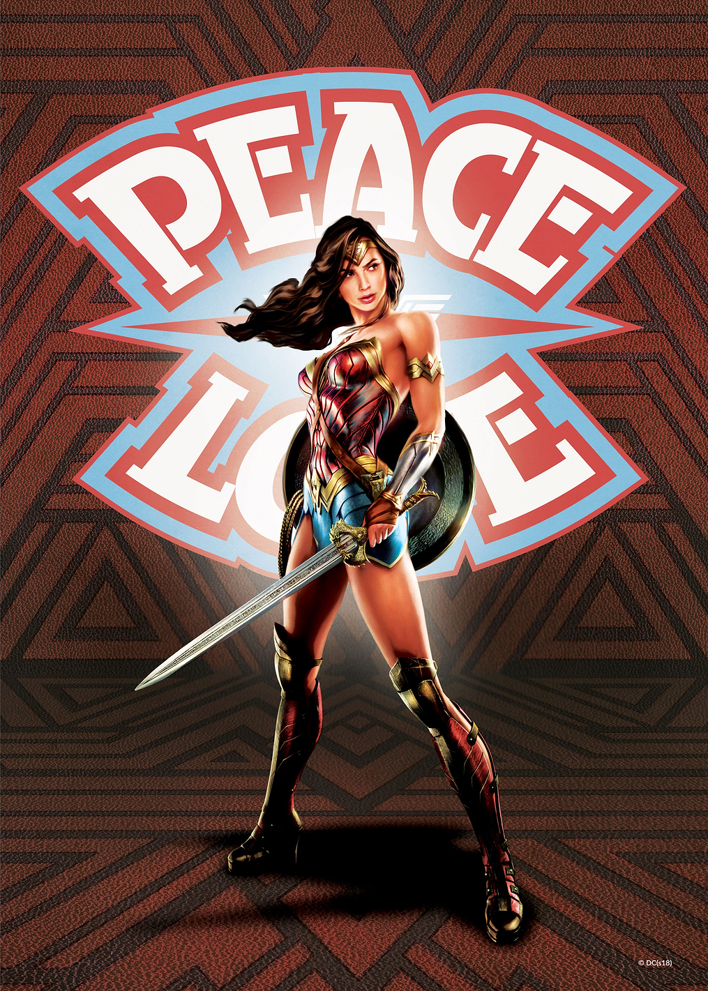 Peace Love: постер из коллекции DC Comics