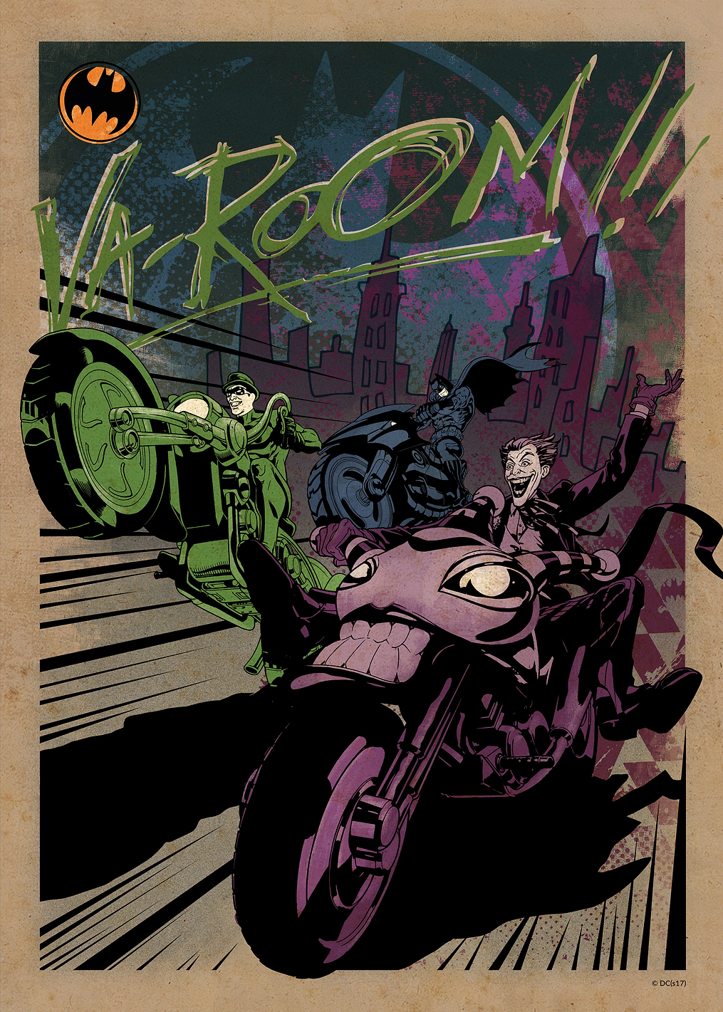 Gotham City MC: постер из коллекции DC Comics