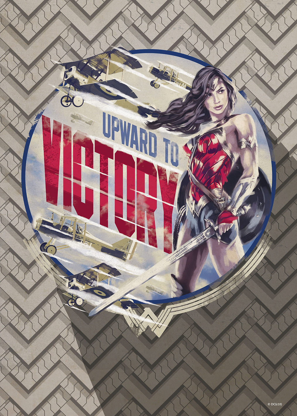 Upward to Victory: постер из коллекции DC Comics