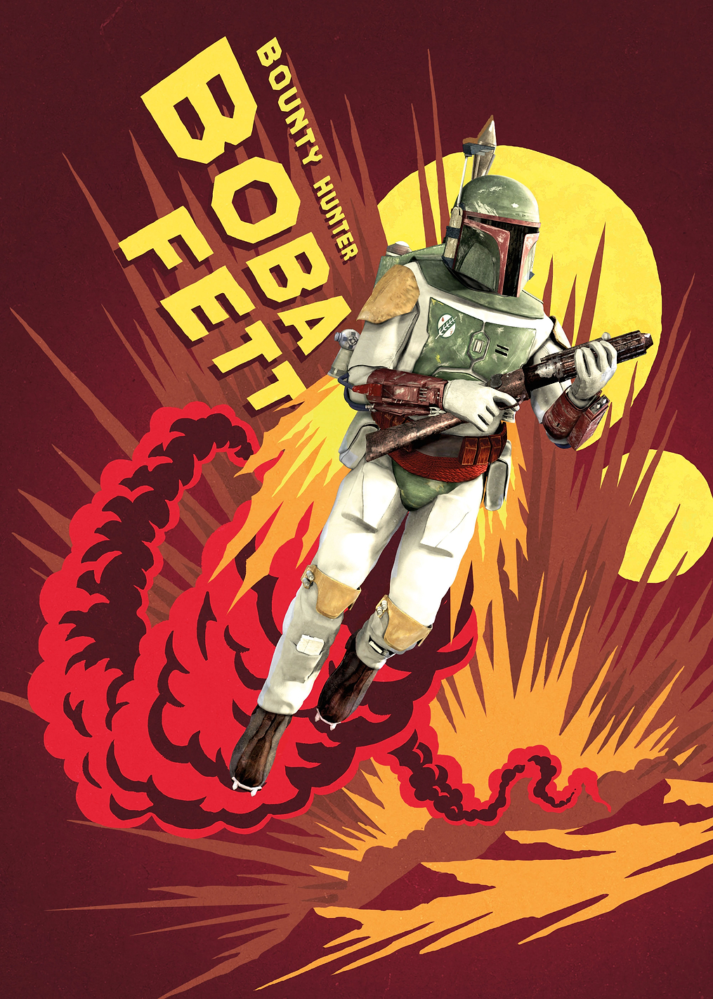 Boba Fett: постер из коллекции Star Wars