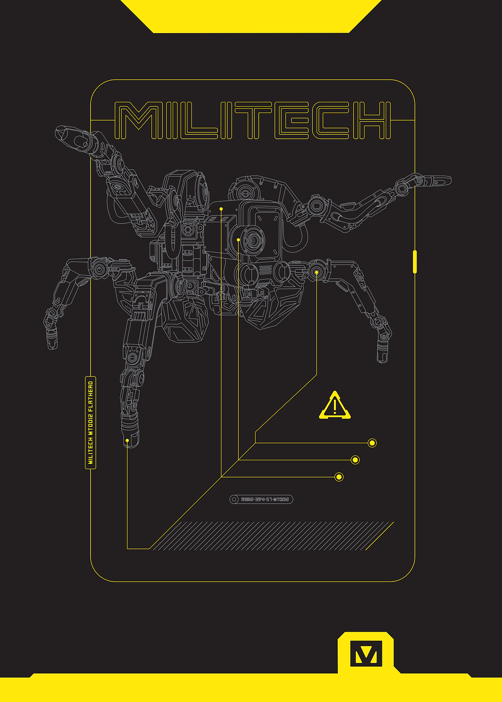 Militech: постер из коллекции Cyberpunk 2077