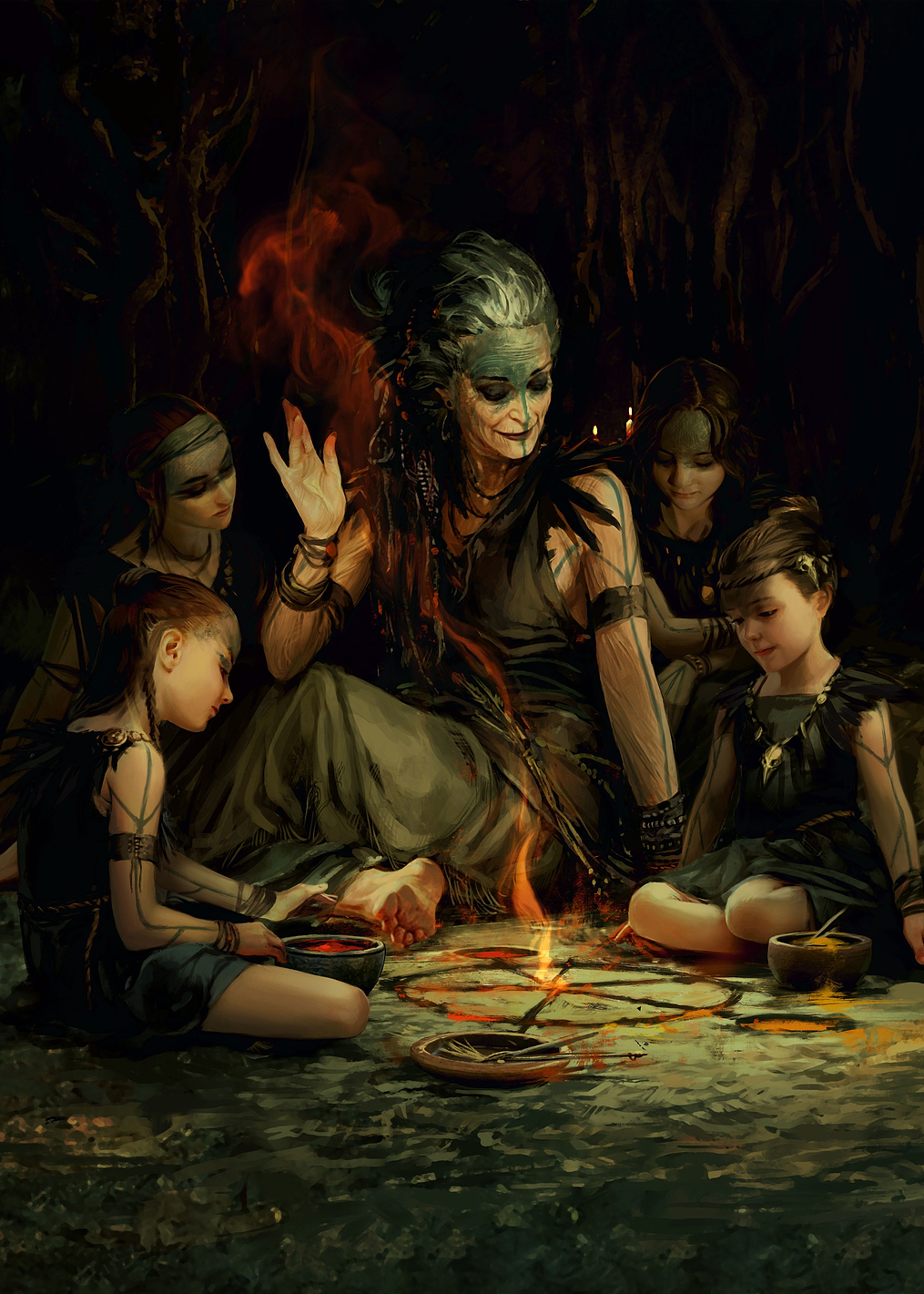 Elder Druid: постер из коллекции Gwent
