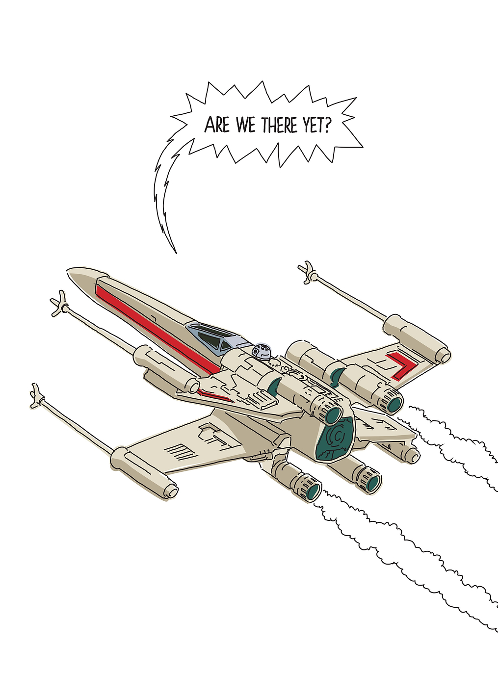 Are we there yet?: постер из коллекции Star Wars