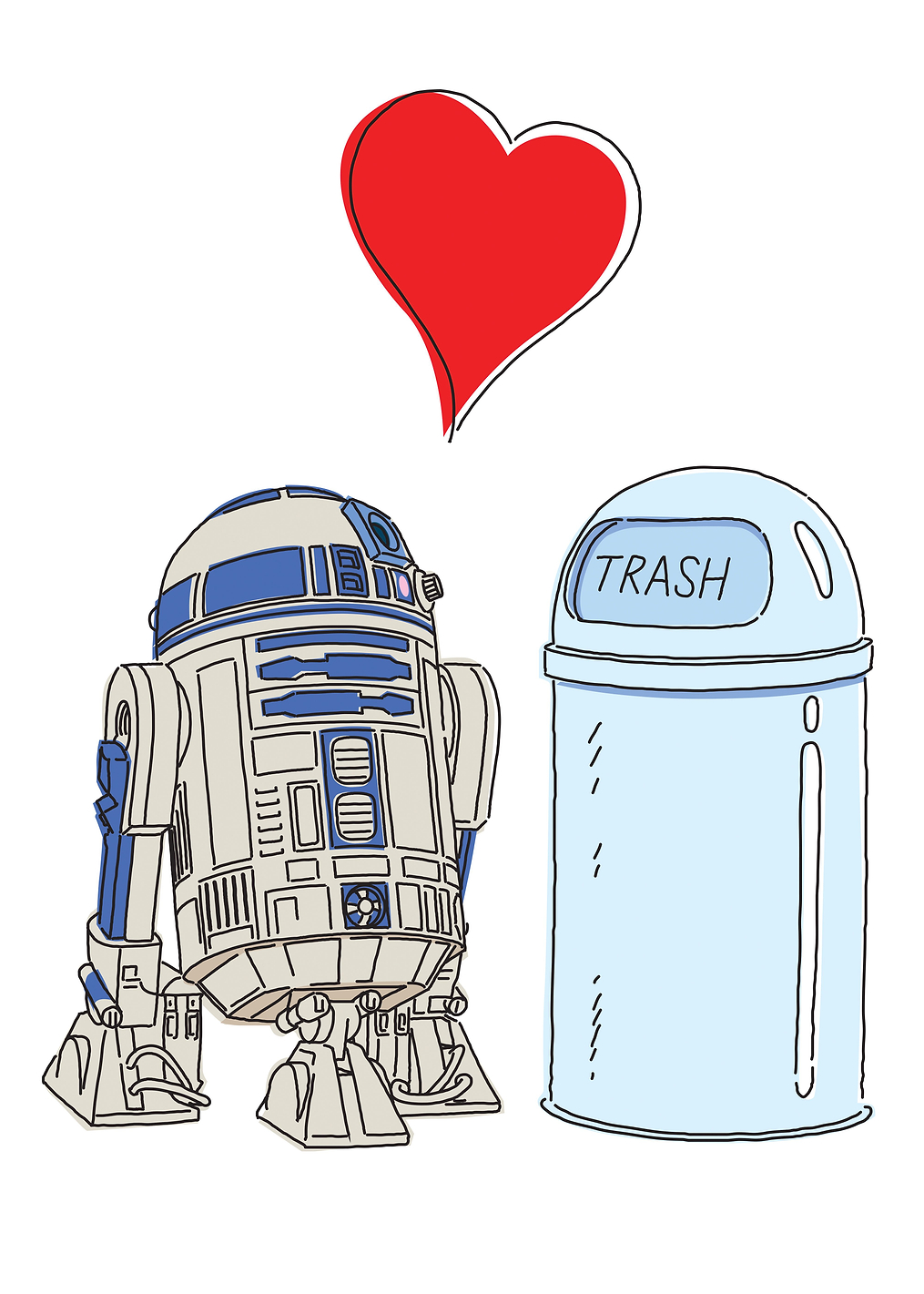 Love: постер из коллекции Star Wars