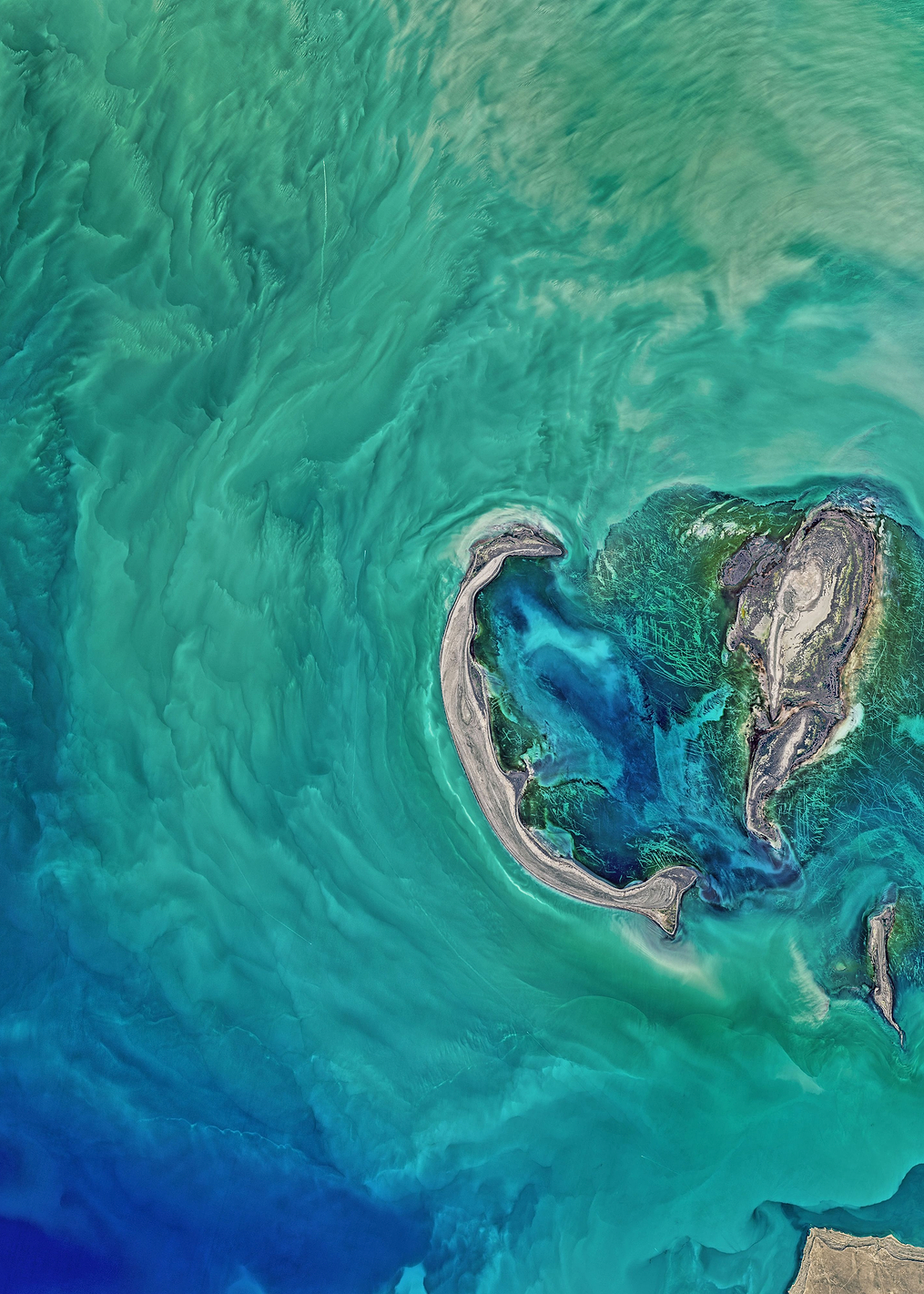 Caspian Sea: постер из коллекции Inspired by NASA