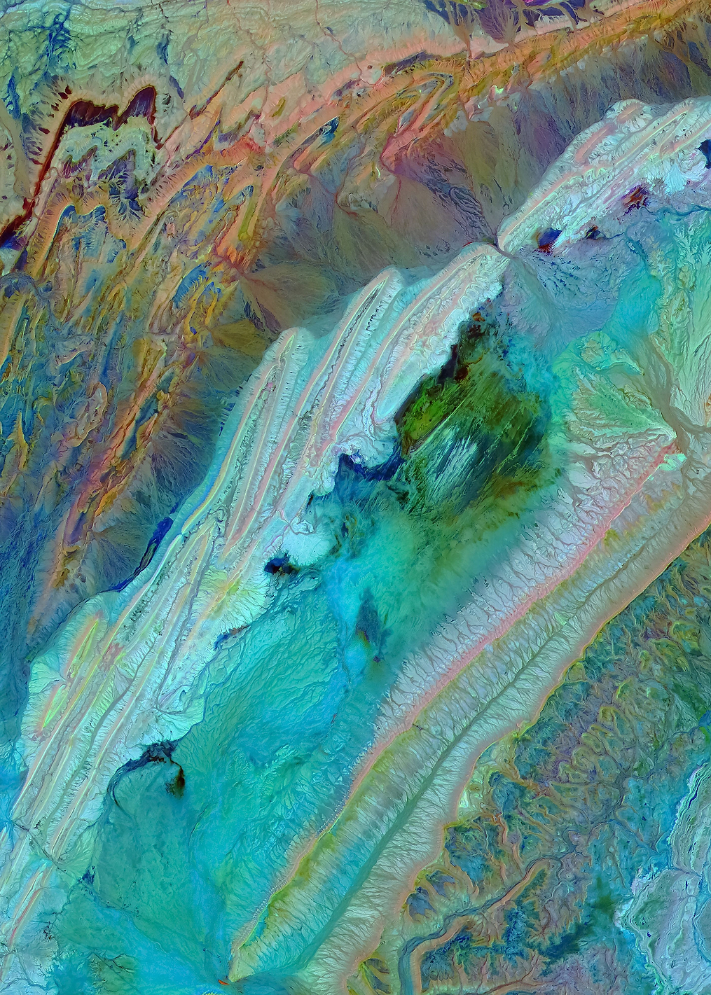 Morocco Mountains: постер из коллекции Inspired by NASA